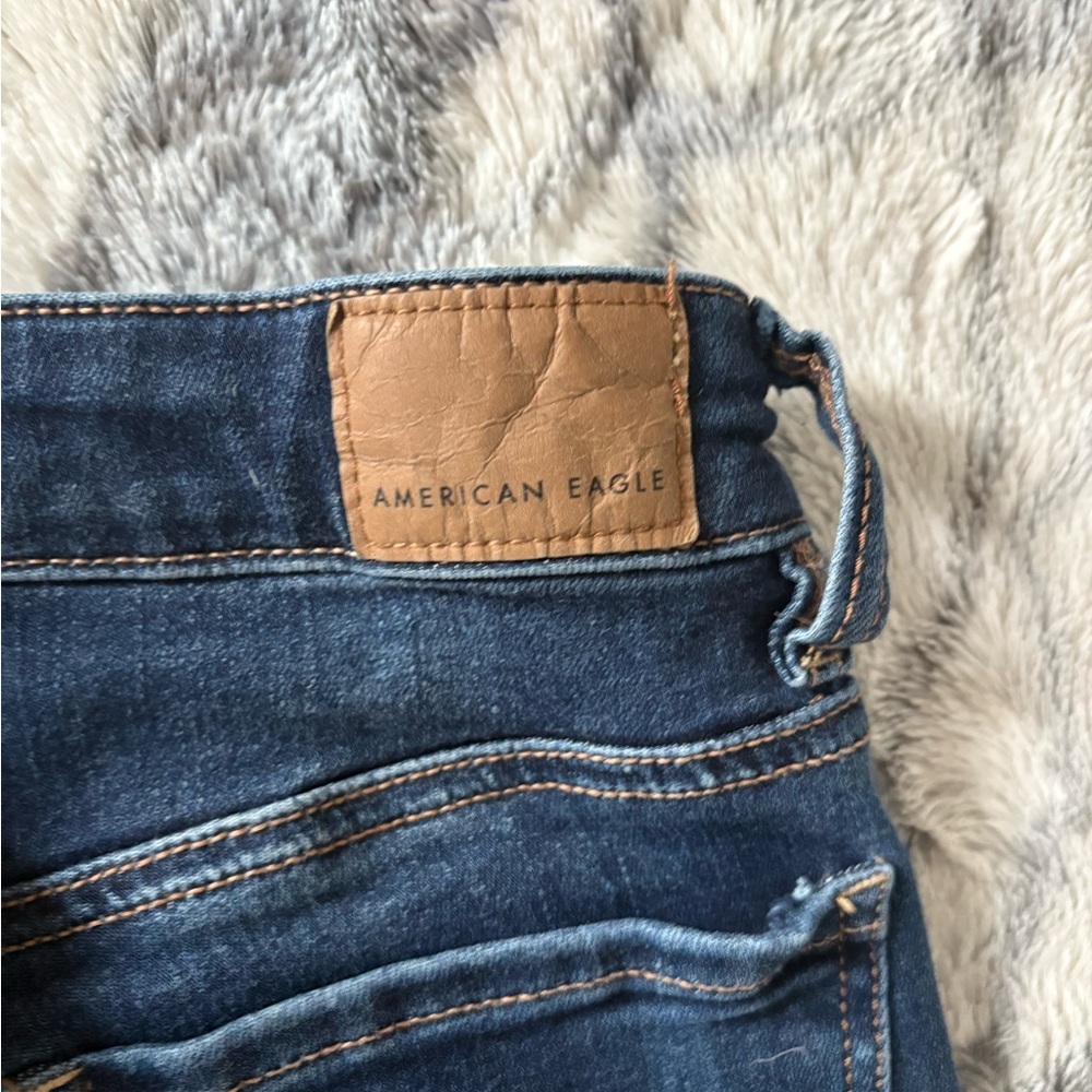 Distressed Blue Jeans - Picture 7 of 7